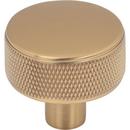 1-1/4 in. Round Knob in Honey Bronze