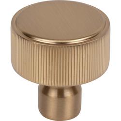 1-1/4 in. Round Knob in Honey Bronze