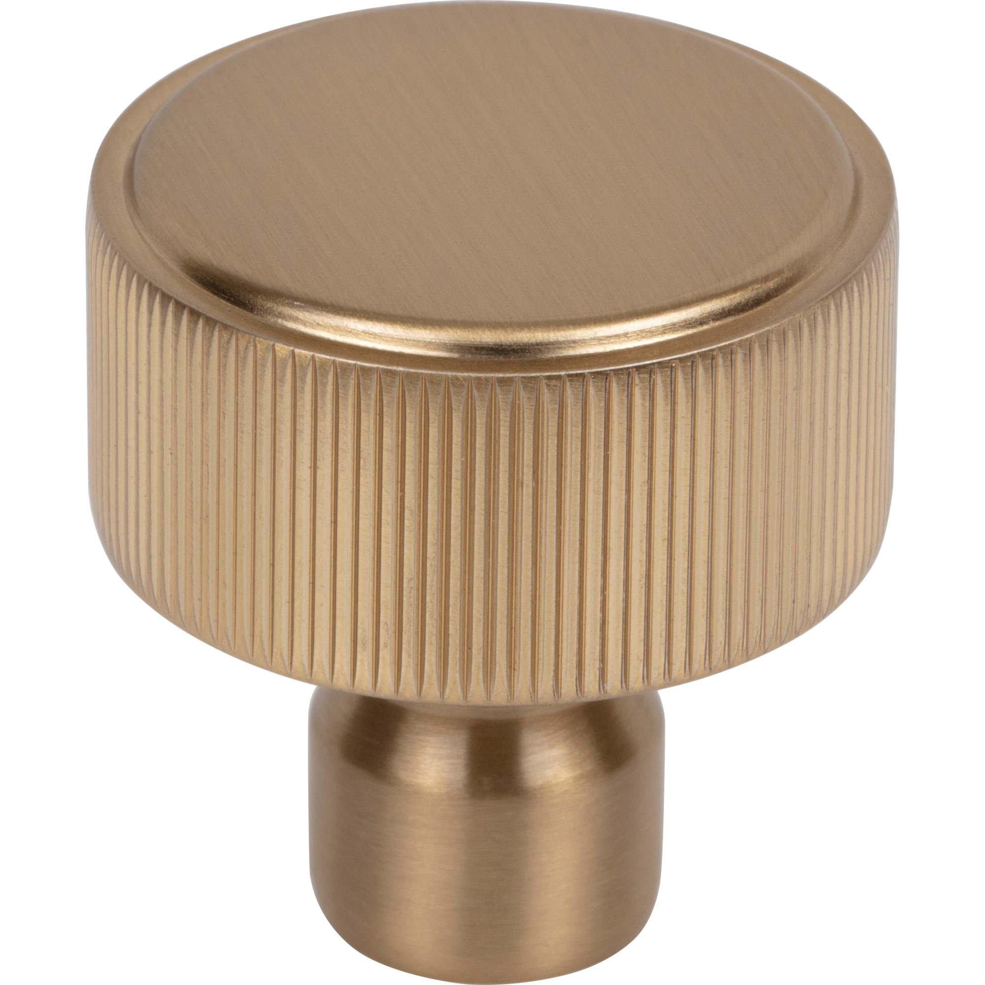 1-1/4 in. Round Knob in Honey Bronze 