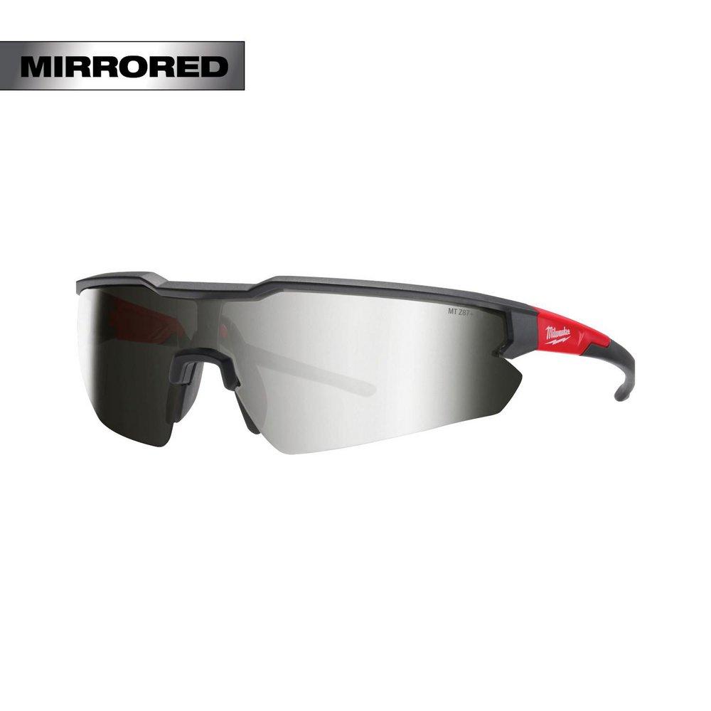 SAFETY GLASSES - MIRRORED ANTI-SCRATCH LENSES 