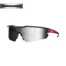 SAFETY GLASSES - MIRRORED ANTI-SCRATCH LENSES 