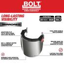 BOLT FULL FACE SHIELD - MIRRORED DUAL COAT LENS 
