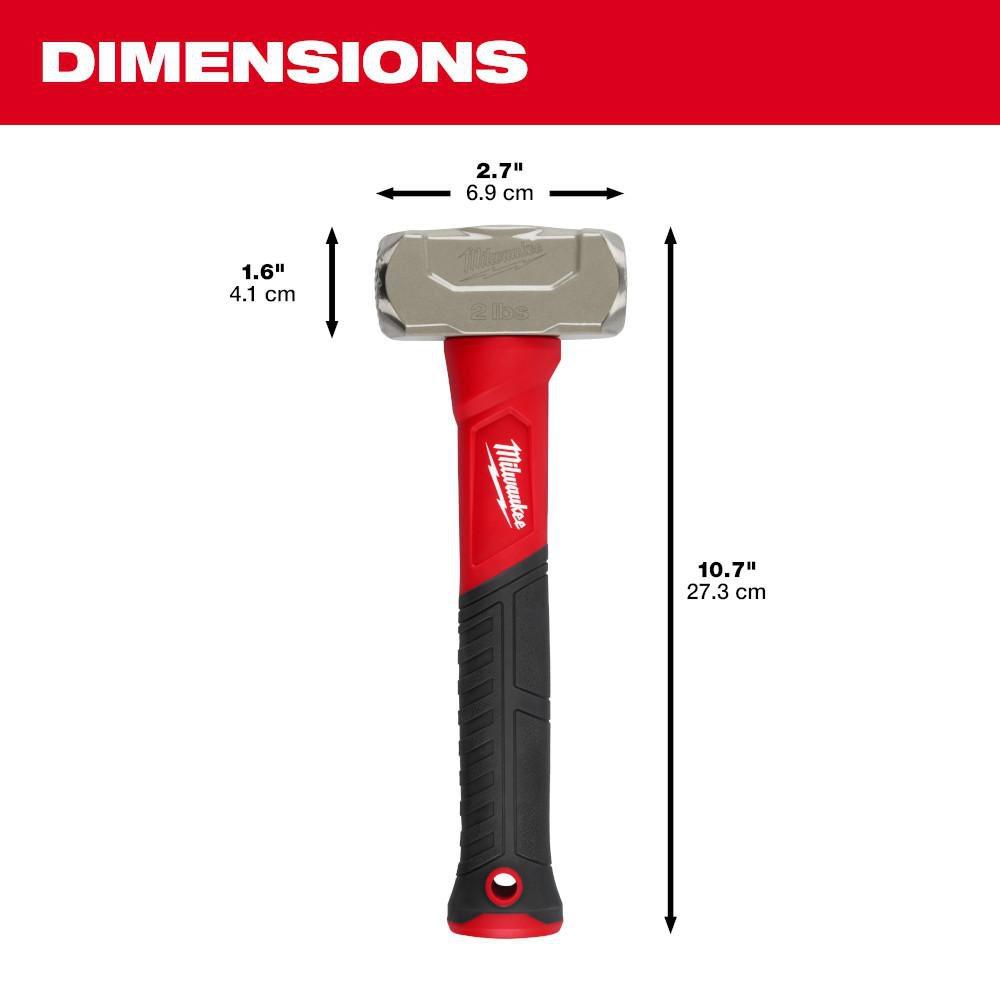 2LB FIBERGLASS DRILLING HAMMER 