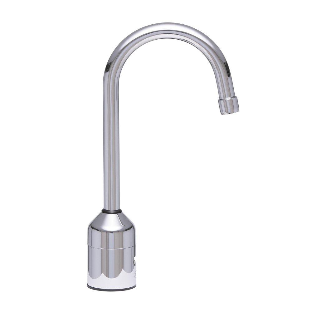 AQUASENSE 5-3/8 IN. GOOSENECK SENSOR FAUCET WITH GEAR-DRIVEN CERAMIC CARTRIDGE 