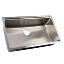 31 in. Undermount Stainless Steel Single Bowl Workstation Kitchen Sink 