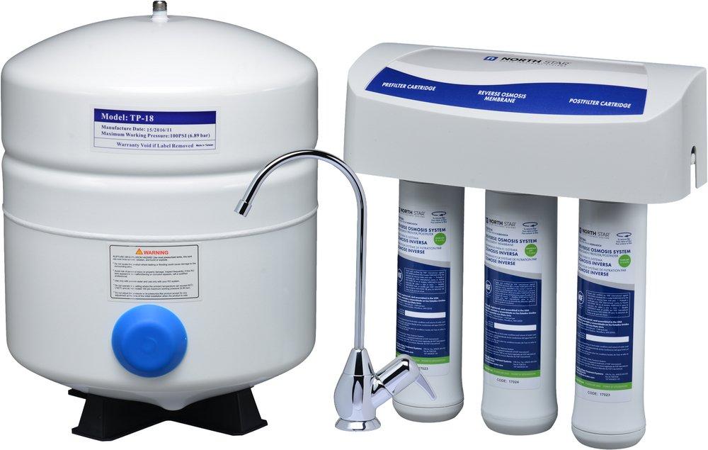 Reverse Osmosis Undersink Filtration System with Faucet 