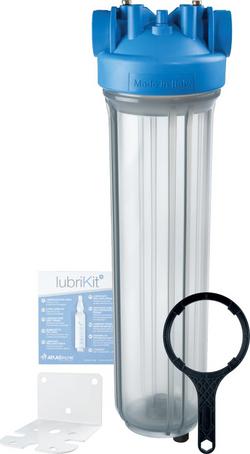 Mono 20 in. Filter Housing Kit, 1-1/2 in. NPT, Plugged Gauge & Drain Ports