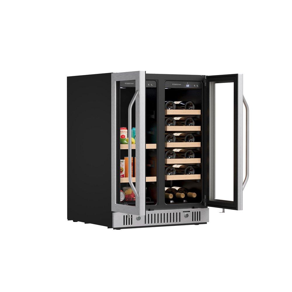24 in. Wine and Beverage Cooler with French Doors 