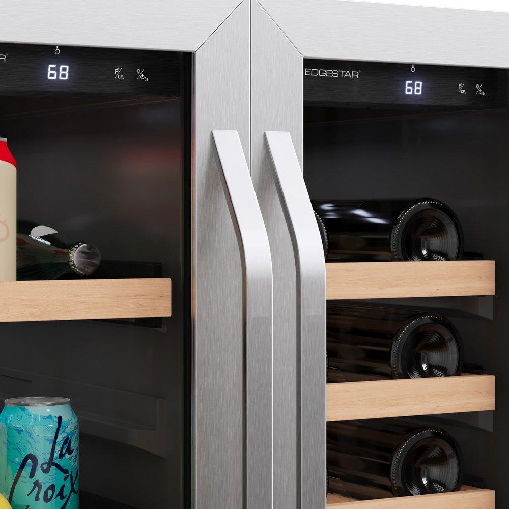 24 in. Wine and Beverage Cooler with French Doors 