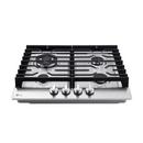 24 GAS COOKTOP 4 BURNER STAINLESS STEEL 