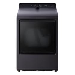 7.3 cu. ft. Ultra Large High Efficiency Gas Dryer with LG Easyload Door in Matte Black