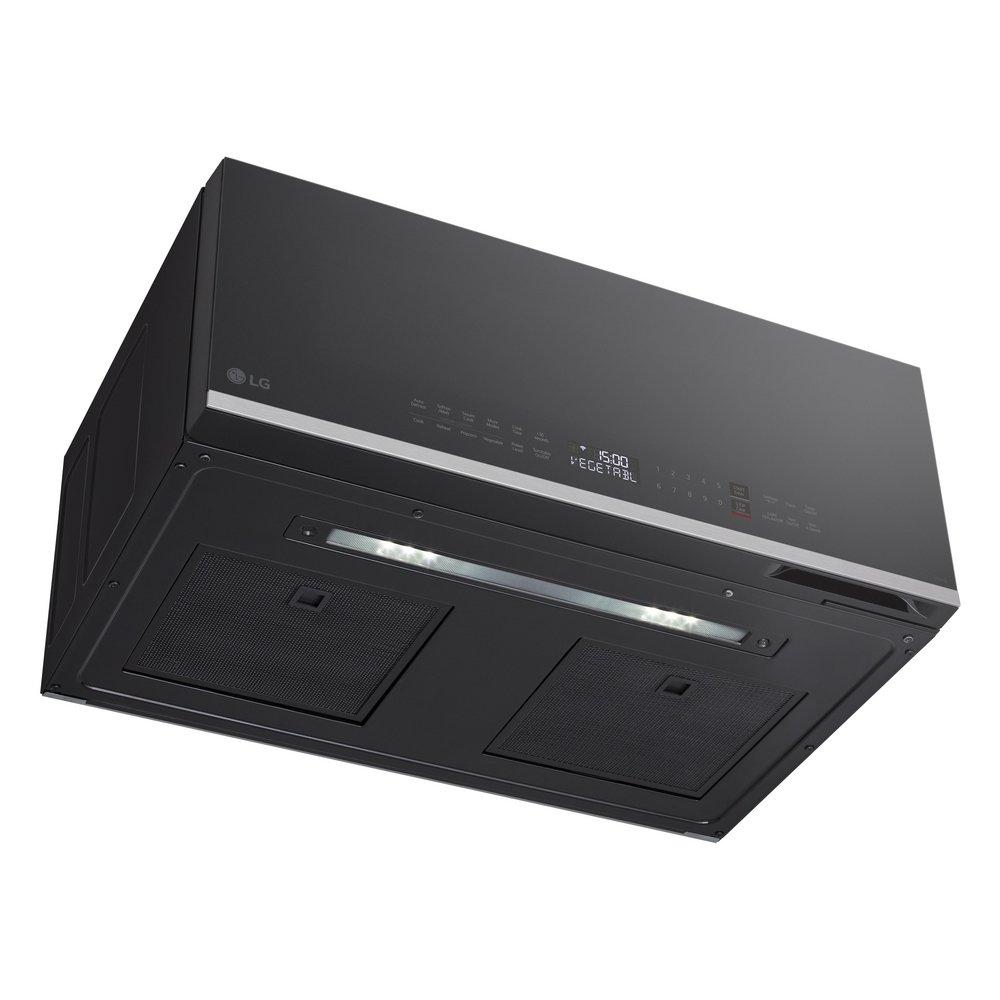 1.3 CU.FT. LOW PROFILE 550 CFM EASYCLEAN INTERIOR BOTTOM CONTROL BACKLIT GLASS TOUCH SENSOR COOK SCAN-TO-COOK THINQ - ZERO CLEARANCE PRINTPROOF STAINLESS STEEL 