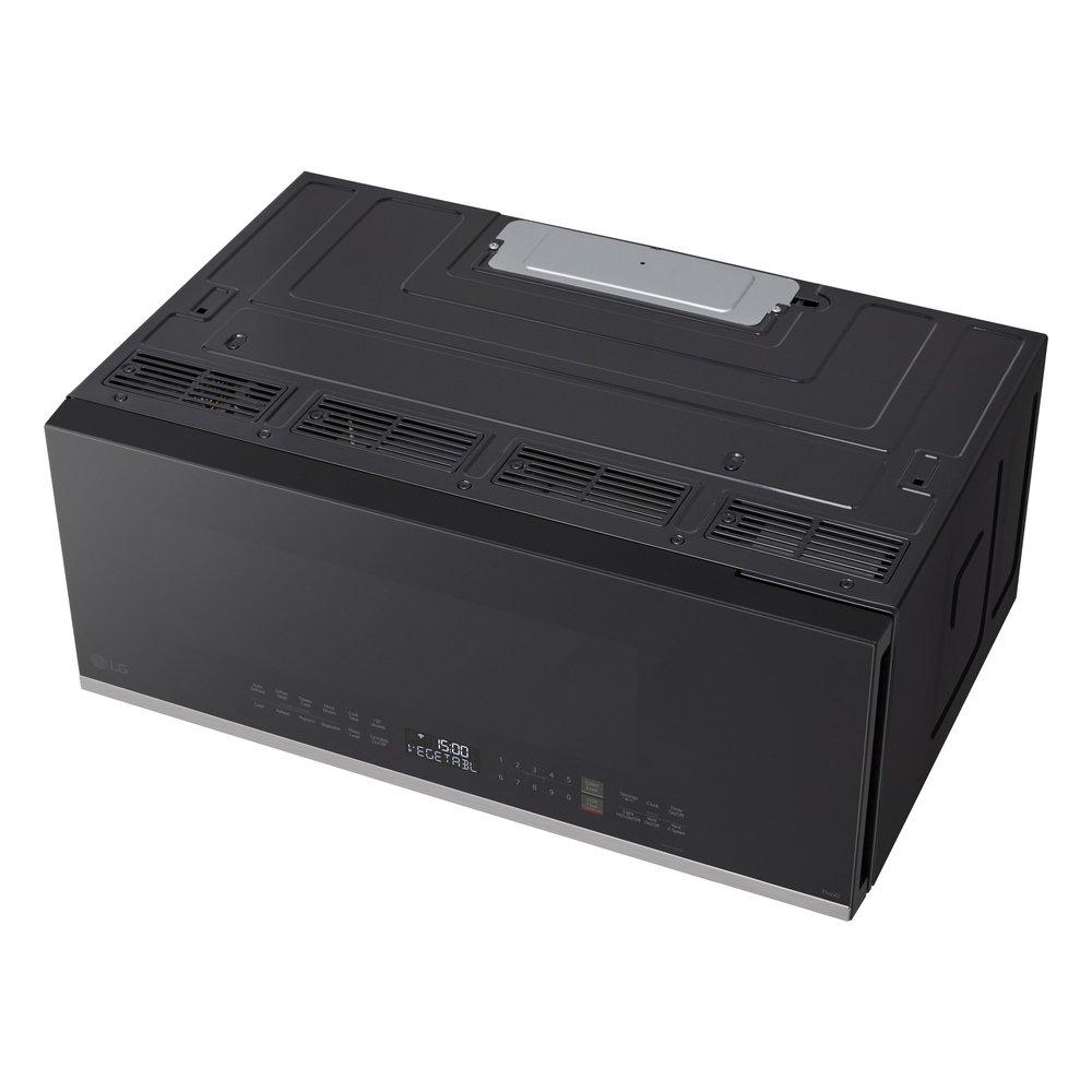 1.3 CU.FT. LOW PROFILE 550 CFM EASYCLEAN INTERIOR BOTTOM CONTROL BACKLIT GLASS TOUCH SENSOR COOK SCAN-TO-COOK THINQ - ZERO CLEARANCE PRINTPROOF STAINLESS STEEL 