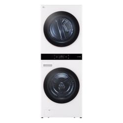 LG Studio 5.0 cu. ft. Washer 7.4 cu. ft. Electrictric Dryer Washtower in Essence White