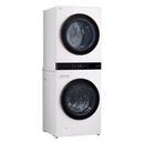 LG Studio 5.0 cu. ft. Washer 7.4 cu. ft. Electrictric Dryer Washtower in Essence White 