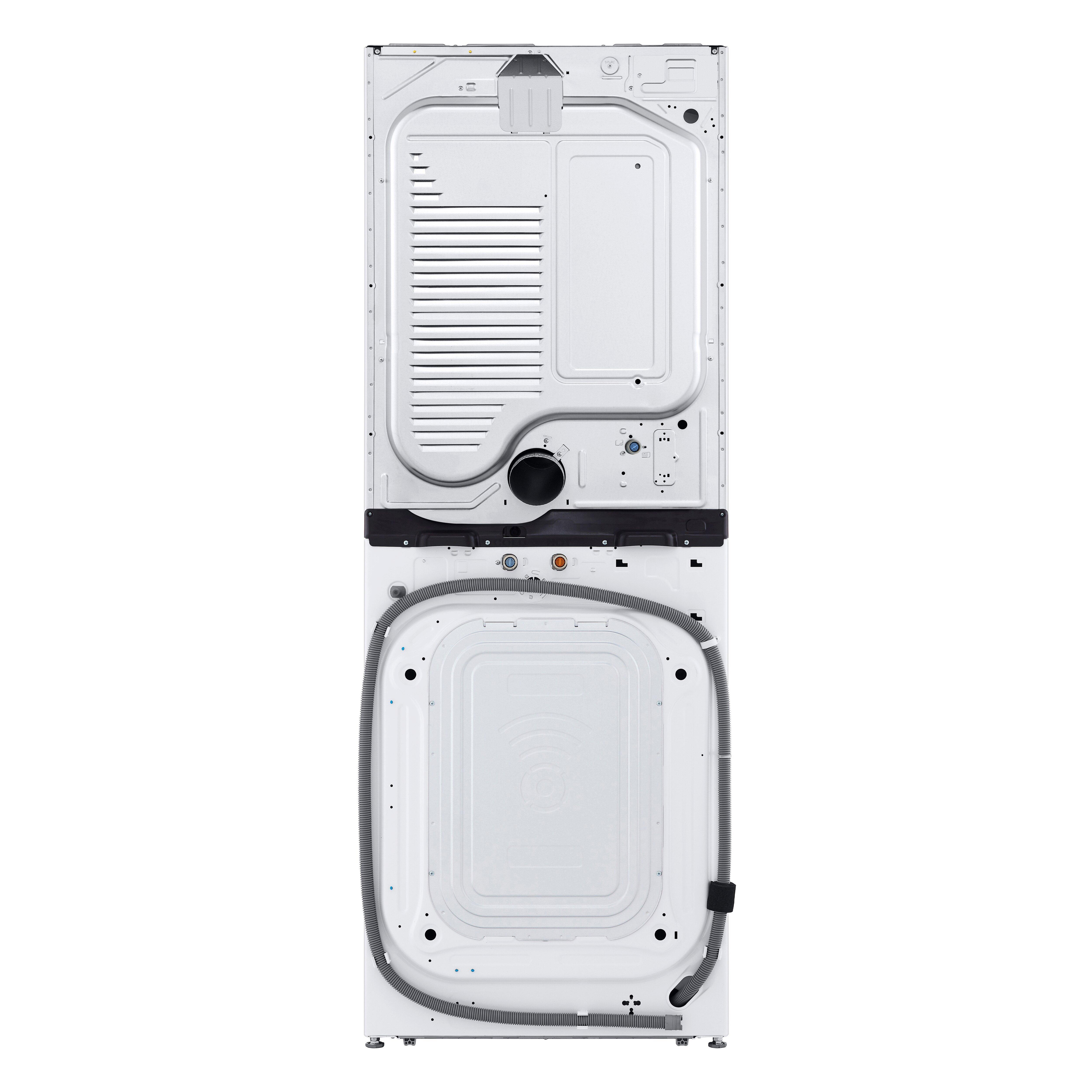 LG Studio 5.0 cu. ft. Washer 7.4 cu. ft. Electrictric Dryer Washtower in Essence White 