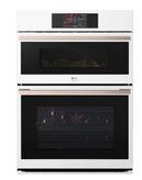 LG Studio 30 in. Combination Wall Oven in Essence White 