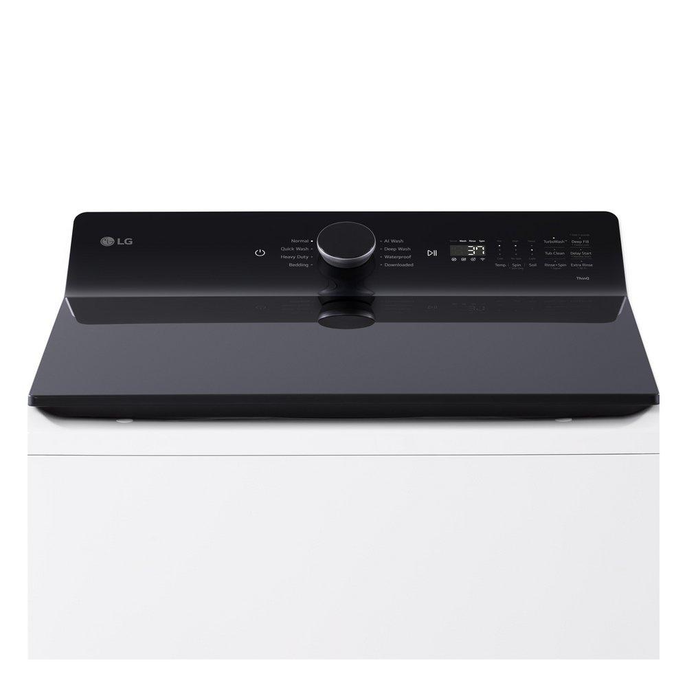 5.5 CU.FT. MEGA CAPACITY TOP LOAD WASHER AGITATOR WITH TURBOWASH3D AND WI-FI CONNECTIVITY WHITE 