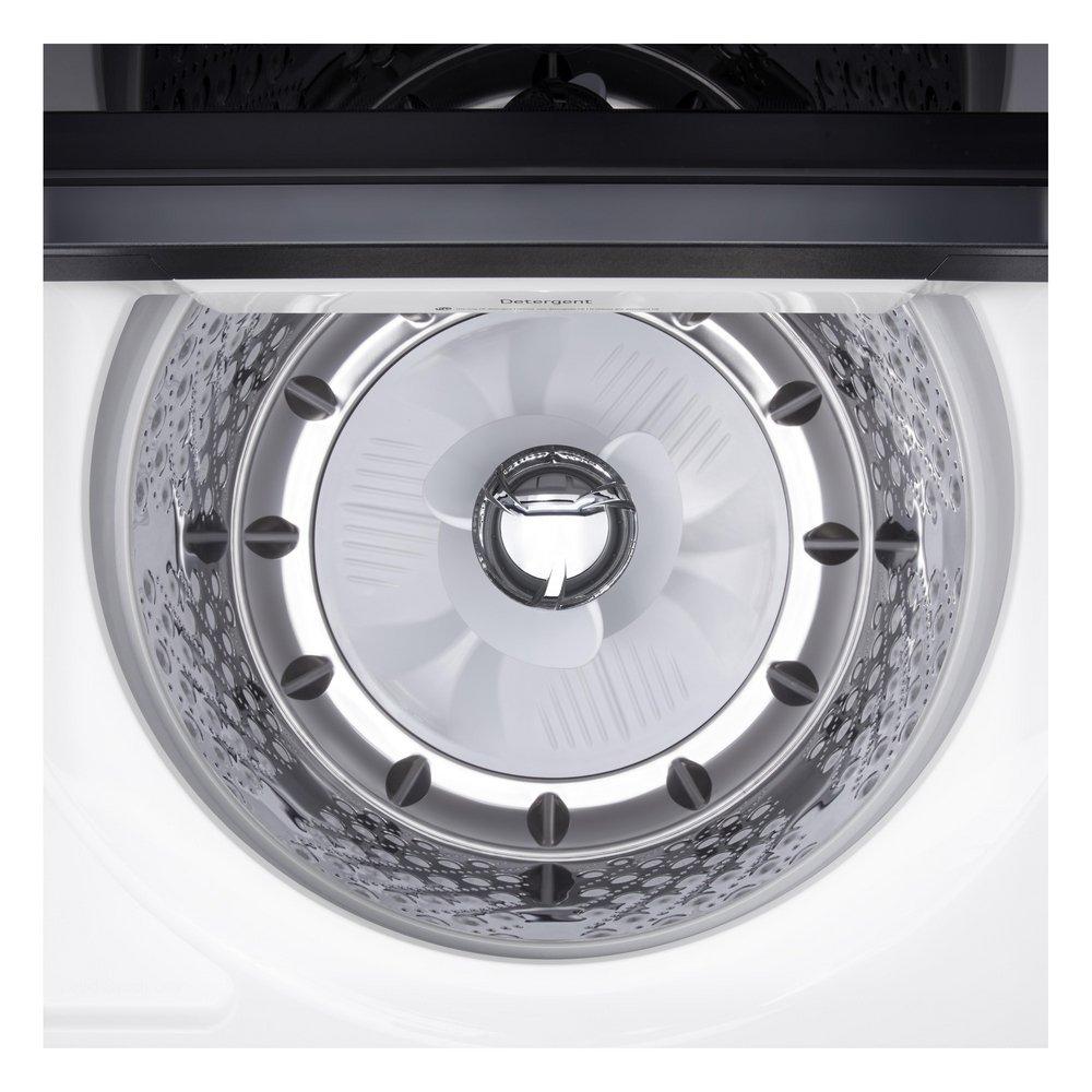 5.5 CU.FT. MEGA CAPACITY TOP LOAD WASHER AGITATOR WITH TURBOWASH3D AND WI-FI CONNECTIVITY WHITE 