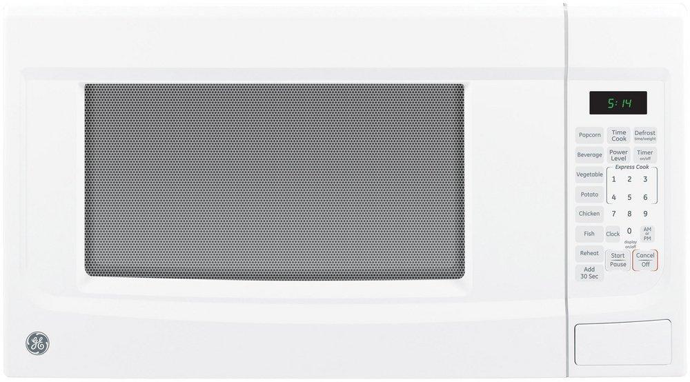 1.4 cu. ft. 1100 W Countertop Microwave in White 