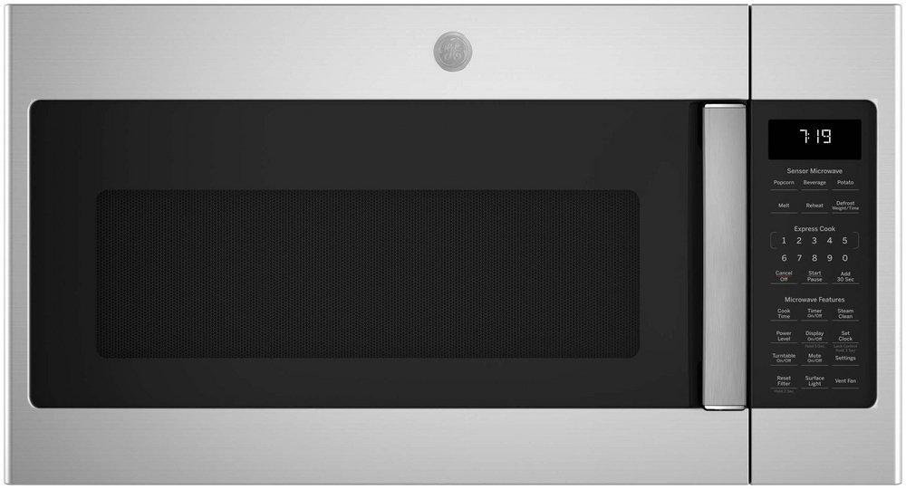 GE&reg; Stainless Steel 1.9 cu. ft. 1000 W Ducted Over-the-Range Microwave 