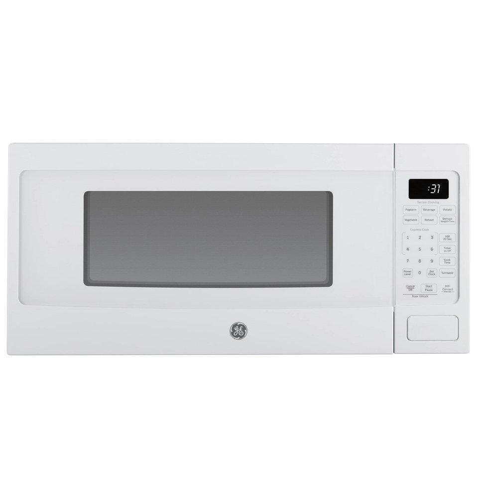 1.1  cu. ft. 800 W Countertop Microwave in White with Optional Under-Cabinet Hanging Kit 