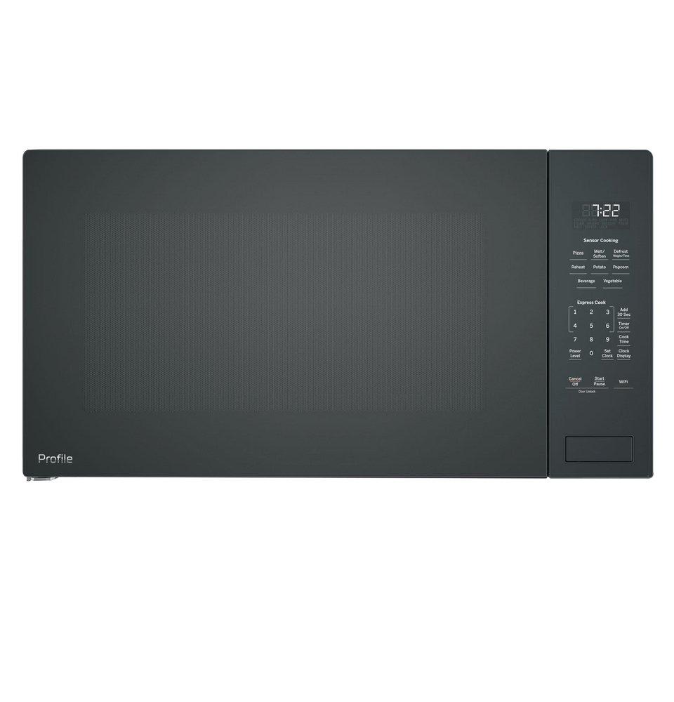 GE PROFILE COUNTERTOP MICROWAVE OVEN 2.2 CU. FT. SENSOR SMART 1100W BUILT-IN INSTALLATION CAPABLE WITH TRIM KIT 