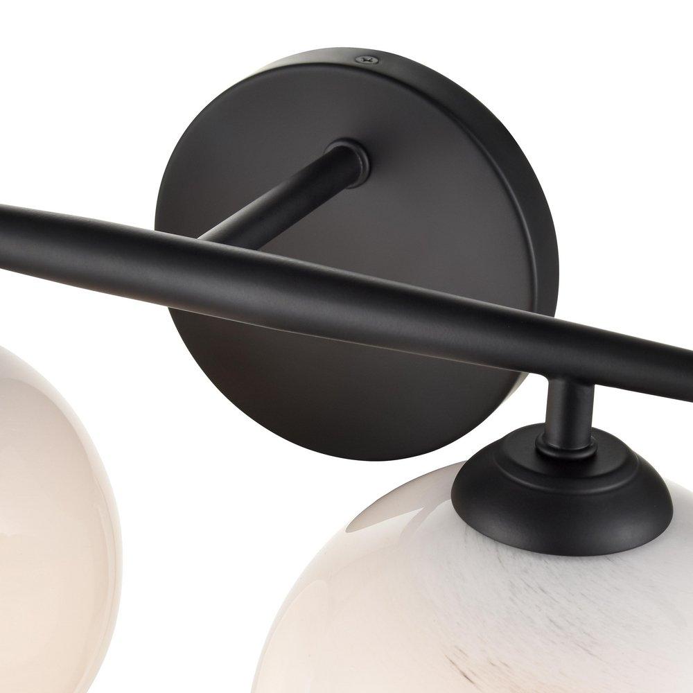 Millennium Lighting Matte Black 2-Light Vanity Fixture 