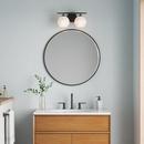Millennium Lighting Matte Black 2-Light Vanity Fixture 