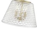 Millennium Lighting Vintage Brass 3-Light Semi-Flush Mount Ceiling Light 