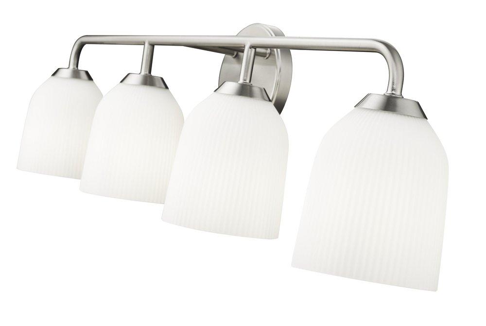 Millennium Lighting Brushed Nickel 4-Light Vanity Fixture 