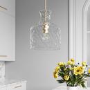 1-Light Pendant Light in Modern Gold 