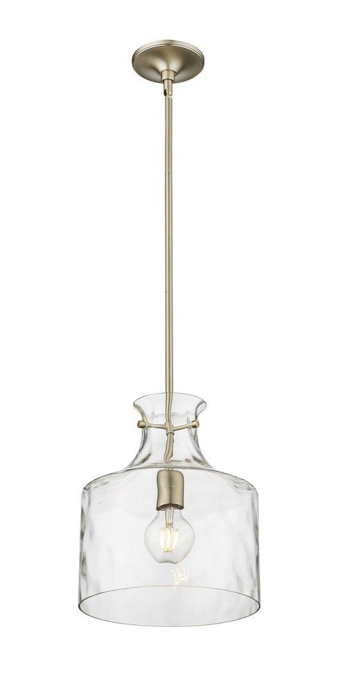 1-Light Pendant Light in Modern Gold 