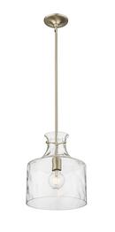 1-Light Pendant Light in Modern Gold 