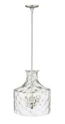 4-Light Pendant Light in Polished Nickel 