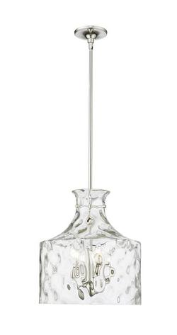 4-Light Pendant Light in Polished Nickel