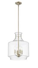 4-Light Pendant Light in Modern Gold 