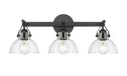 3-Light Vanity Fixture in Matte Black