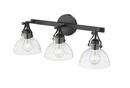 Millennium Lighting Matte Black Vanity Fixture in Matte Black 
