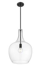 1-Light Pendant Light in Matte Black 