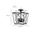 *CVR* SEMIFLUSH LIGHT FIXTURE 