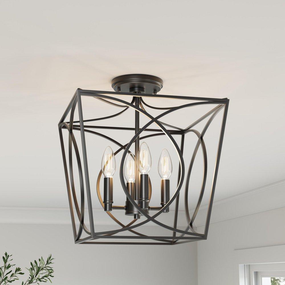 *CVR* SEMIFLUSH LIGHT FIXTURE 