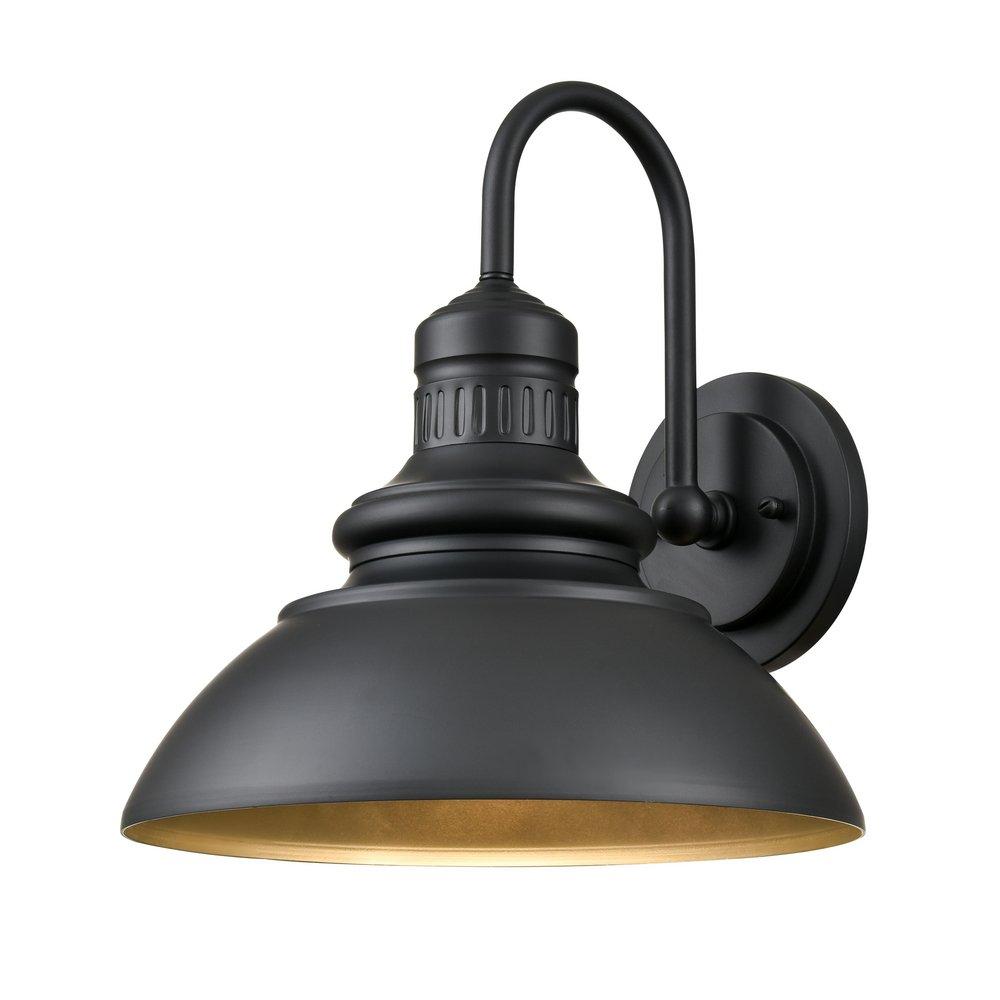 Outdoor Wall Sconce in Powder Coated Black 