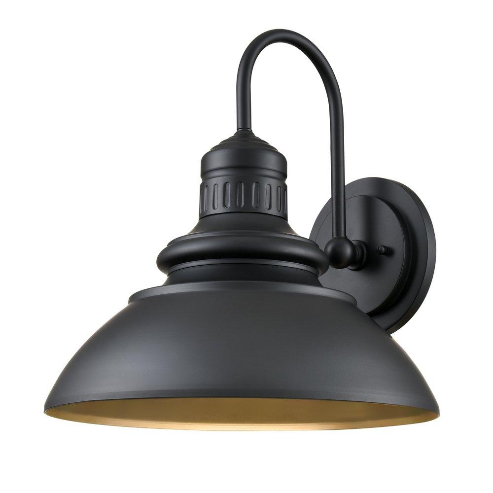 Outdoor Wall Sconce in Powder Coated Black 