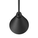 1-Light Outdoor Hanging Lantern in Textured Black 