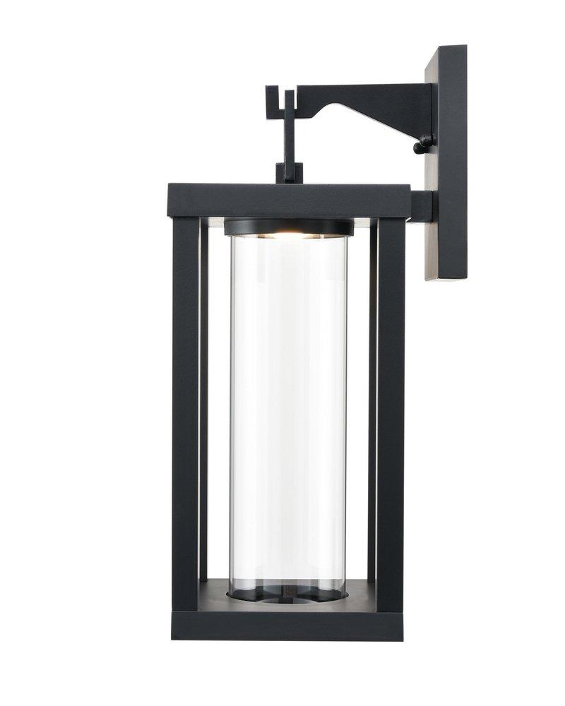 LED Outdoor Wall Sconce in Powder Coated Black 
