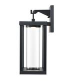 LED Outdoor Wall Sconce in Powder Coated Black 