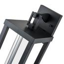 LED Outdoor Wall Sconce in Powder Coated Black 