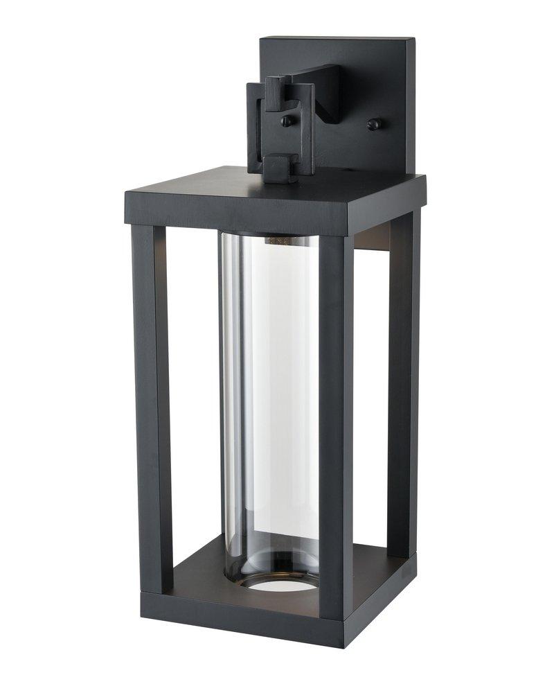 LED Outdoor Wall Sconce in Powder Coated Black 
