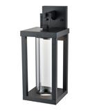 LED Outdoor Wall Sconce in Powder Coated Black 